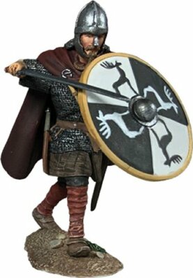 #62144 Bestanden - Saxon Defending with Sword and Shield - W. Britain Miniatures