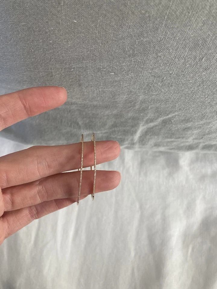 Argolas de ouro rosa com diamante Doves by Doron Paloma - Imagem 2 de 4