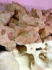 Aquarium Rock Stone Fish Tank Natural Decoration WHITE OCEAN ROCK