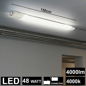 LED Feucht- Nassraum Decken Wannen Lampe Leuchte Lager Waschküche