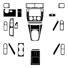 31pcs Glossy Piano Black Kits Whole Interior Trim Sticker For Vw Passat B5 01-05