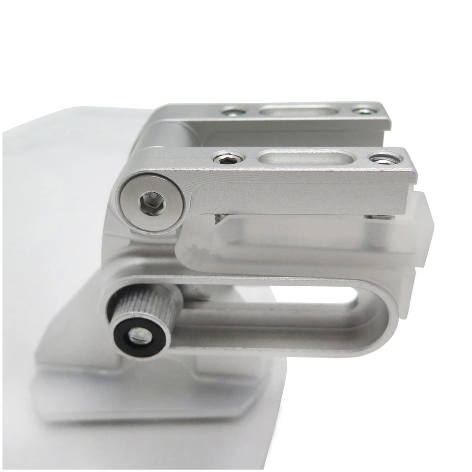 Clip ajustable en extensión de parabrisas alerón deflector de viento para motocicleta Foto 4 de 4