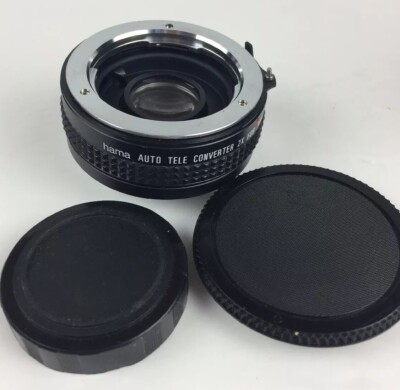 Hama Auto Tele Converter 2X for Minolta-MD with Lens Covers and Case