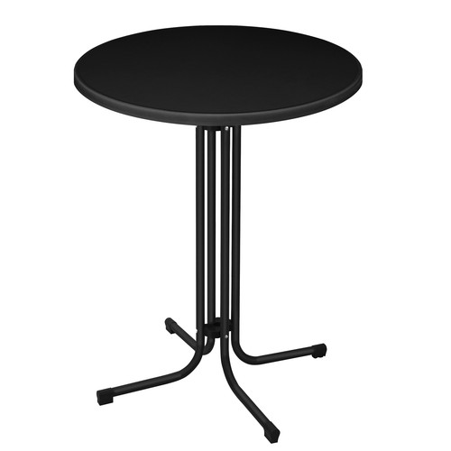 Stehtisch Klappbar Tisch Klapptisch Gastronomie mit Verstellbare Füße Schwarz DE - Bild 11 von 12