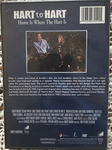 ‘Hart to Hart: Home Is Where the Hart Is’ DVD New Mint Sealed - Picture 2 of 2