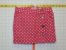 Nice Old Navy sz 6 Girls Pink White Adjustable Elastic Waist Skirt L0095