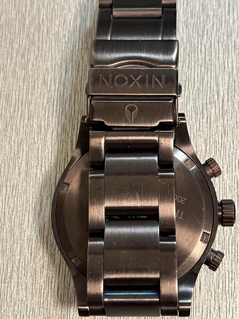 Used Nixon 42-20 CHRONO TIGER EYE Men Women Wristwatch from Japan
