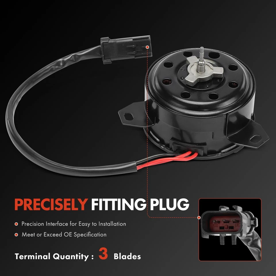 Motor de refrigeração ventilador radiador para Chrysler PT Cruiser 2001 2002 2003-2005 L4 2.4L - Imagem 3 de 4