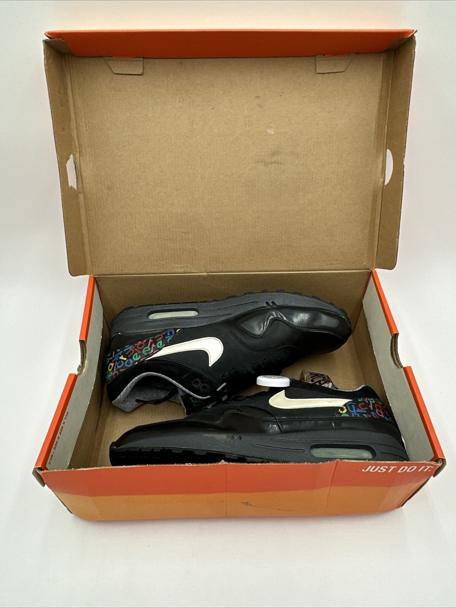 Nike Air Max 1 Premium Alphabet 2007 Size 9.5 Brand New