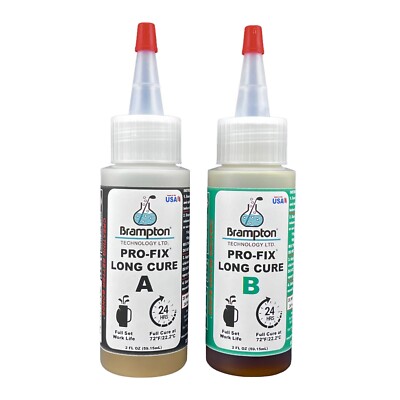 2 X 2 oz. BOTTLES = 4 OZ. BRAMPTON PRO-FIX LONG CURE SHAFTING EPOXY