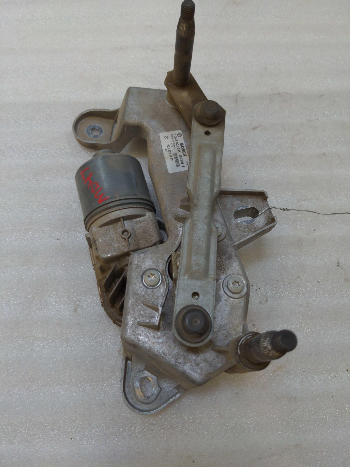 07-13 MERCEDES S63 Front Windshield Wiper Motor 0390241640 