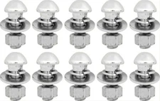 1947-72 CHEVY GMC TRUCK C10 20 K10 K20 3100 BLAZER JIMMY CHROME BUMPER BOLT KIT