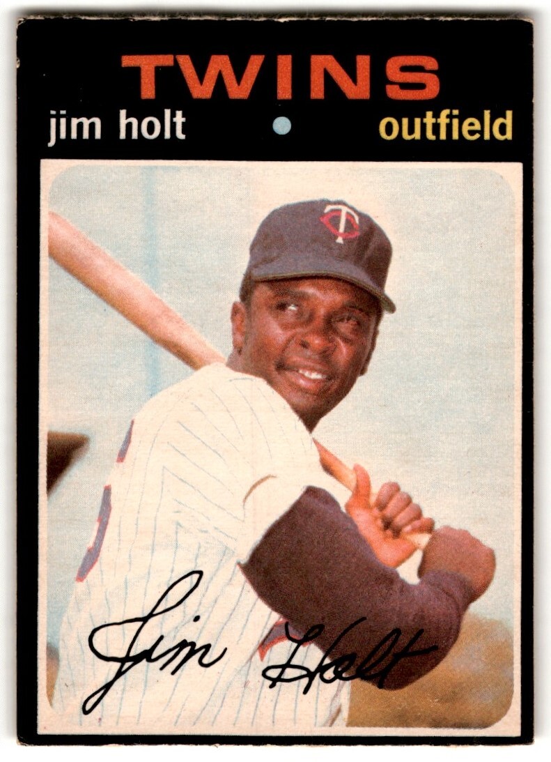 1971 O-Pee-Chee Jim Holt Rookie #7 B Minnesota Twins