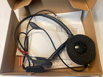 Plantronics SupraPlus HW251N Black Headband Headset- New