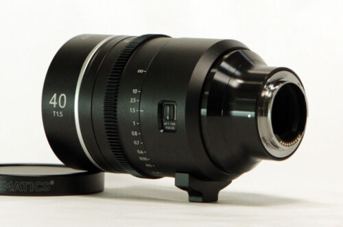 cinematics sigma art 40mm f1.4 sony e mount AF with hard stops 95mm diameter
