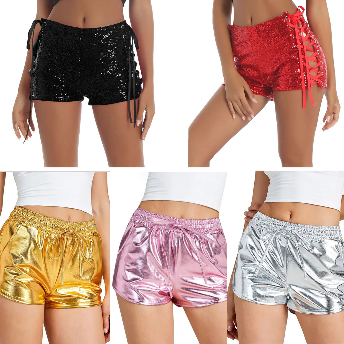Sequin hot shop pants