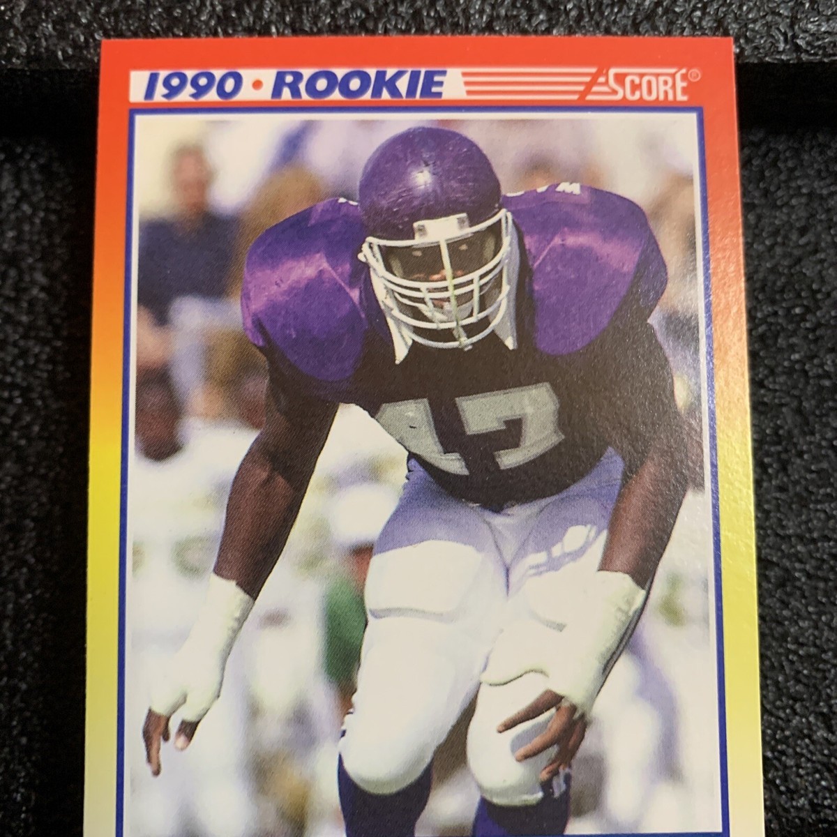 1990 Score Football Card #625 Fred Washington Rookie Chicago