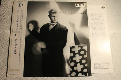 Karl Biscuit - Secret Love Japanese Crammed promo LP obi