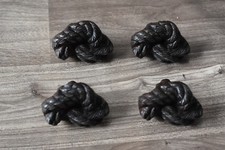 Pomelli per ante cassetto armadio vintage in ghisa a forma di corda maniglie ...