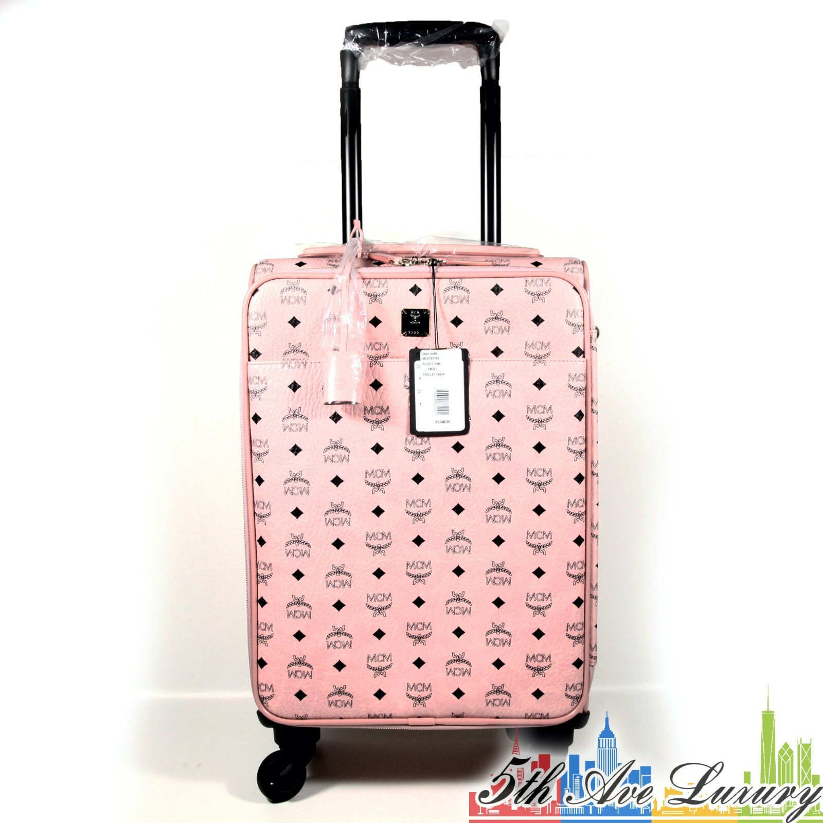 mcm rolling luggage