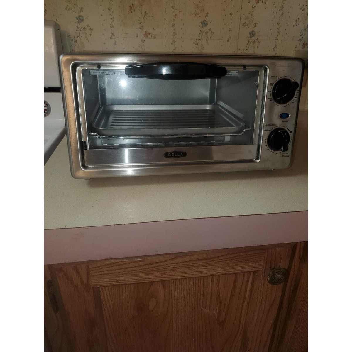 Bella Slice Stainless Steel and Black Toaster Oven model MG10CDL And It  Works