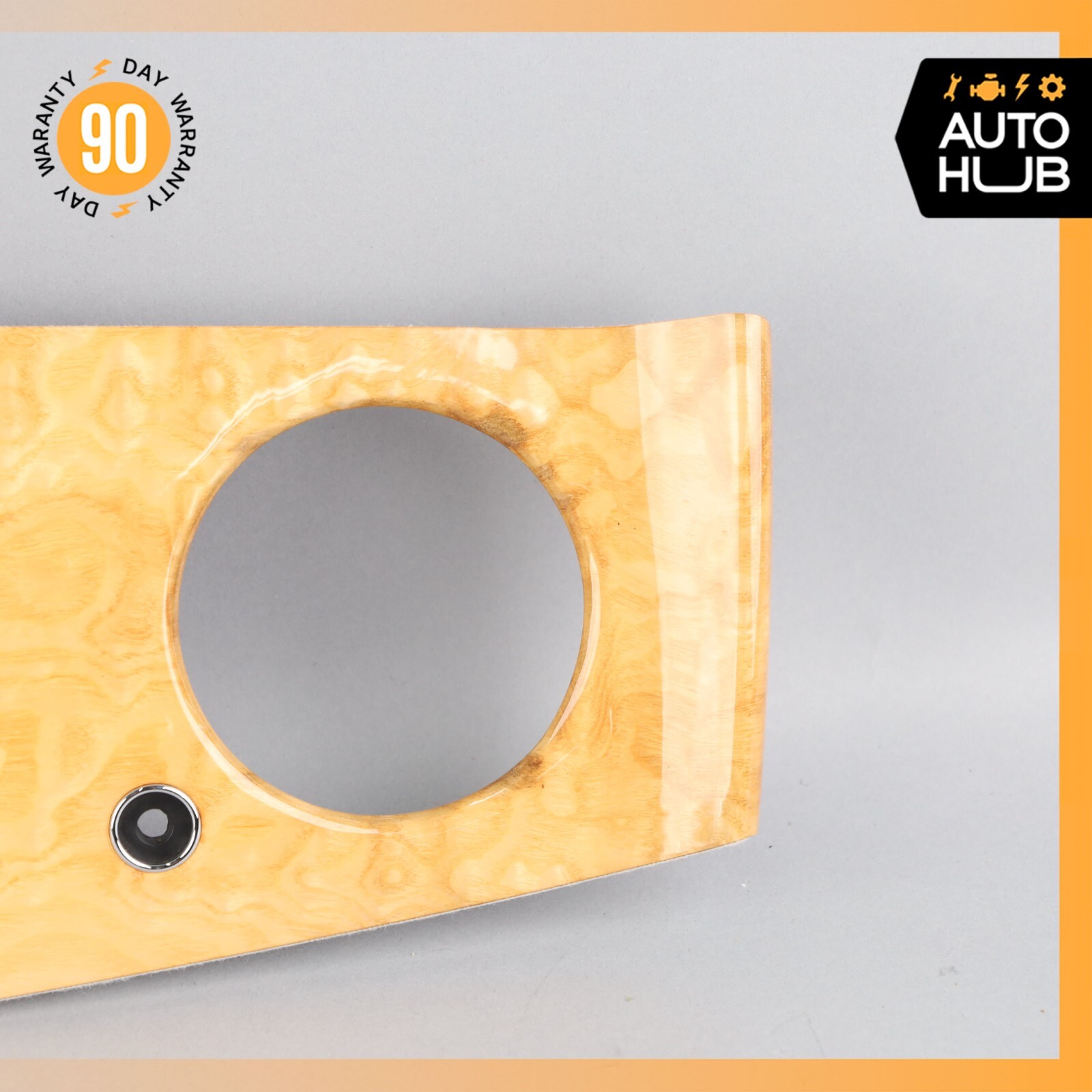 14-18 Bentley Flying Spur Dash Panel Speedometer Bezel Trim Wood OEM 44k