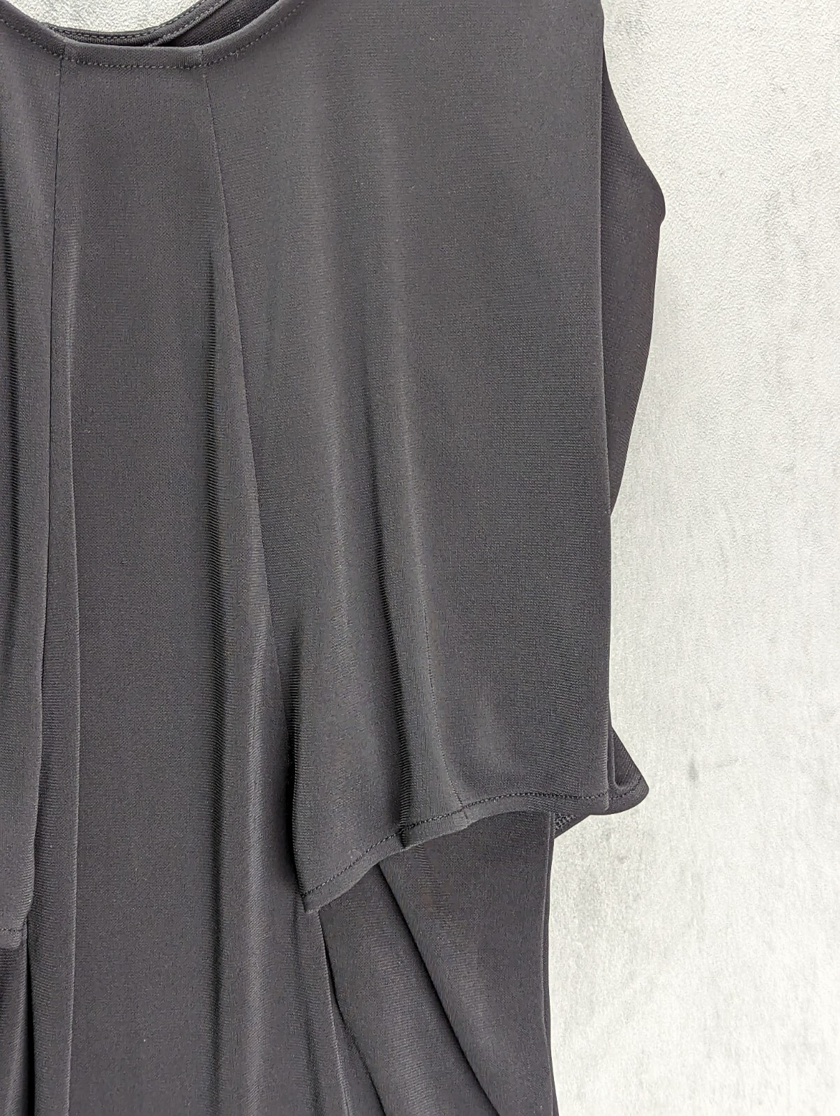 French Connection Midi Dress Size 10 Ruffle Style Black Women’s image 6