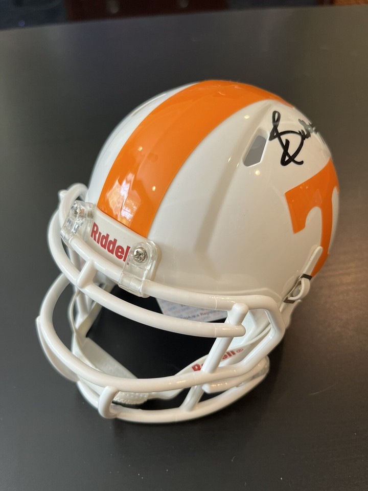 Signed Butch Jones Tennessee Vols Volunteers Mini Helmet PSA/DNA COA