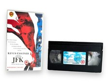 JFK VHS Video Tape Cassette Olive Stone Kevin Costner 1992 Retro Vintage PAL