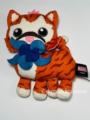 Captain Marvel Mattel Crafty Creatures Goose Flerken Cat Plush 7'' Ginger