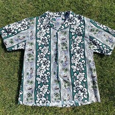 Vintage Hawaii button up Made in Hawaii U.S.A 100 cotton
