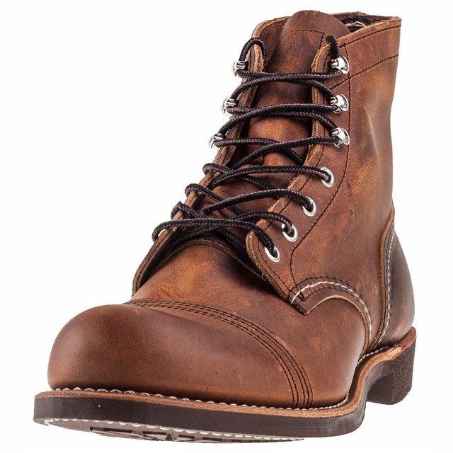Red Wing Shoes 8085 Iron Ranger BOOTS Copper Rough \u0026 Tough Brown Leather  EUR 41 | Acquisti Online su eBay