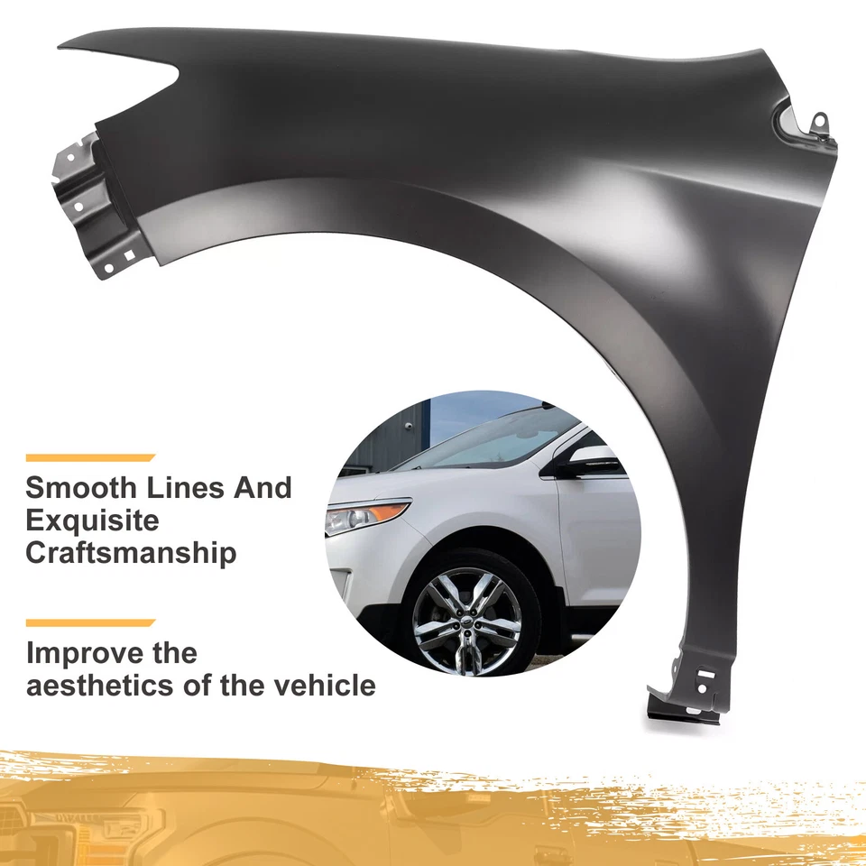 Fender For Ford Edge Limited/SE/SEL/Sport 2011-2014 Front Driver Left Side Steel Foto 4 de 4