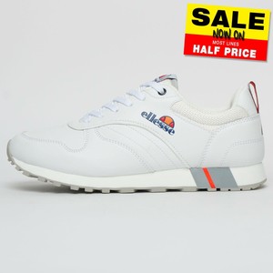 Ellesse-Dion-Heritage-Mens-Casual-Classic-Retro-Fashion-Trainers-White