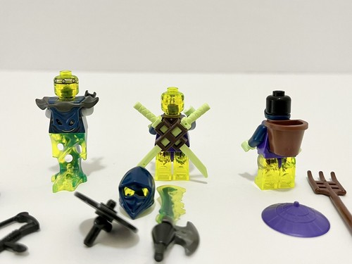 Lego Minifigure Ninjago 70734 Lot Ghost Warrior nj0143 nj0144 njo145 w/ Dog - Picture 3 of 4