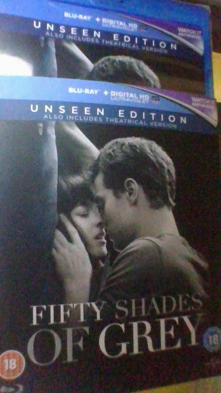 Fifty Shades of Grey The Unseen Edition Blu-Ray 2015 Jamie Dornan NEW & SEALED