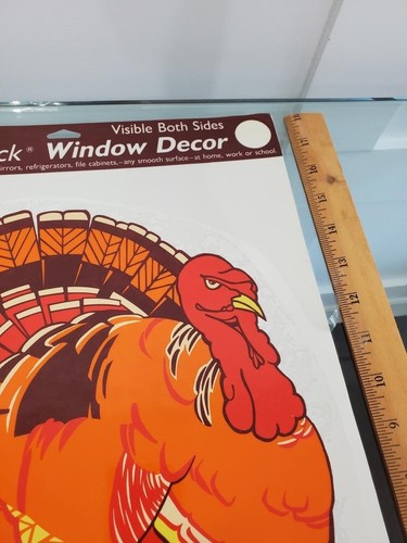 Presto Stick Reusable Vinyl Window Cling Turkey - Picture 5 of 5