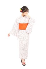 Japan kimono yukata 5piece set Women's new authentic summer robe VASARA