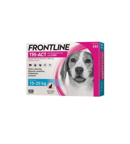 Frontline triact cani 10-20 kg - Foto 1 di 5