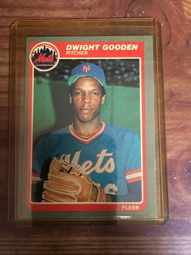 1985 Fleer Dwight Gooden Ex MT - Picture 1 of 2