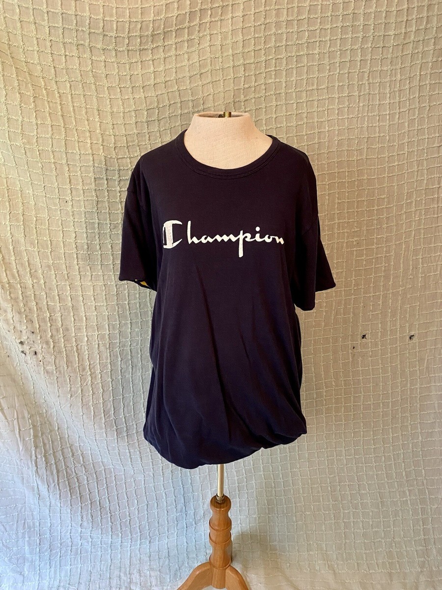 70s Champion®︎ Blue Bar NAVY Football Vintage 70s Champion Blue