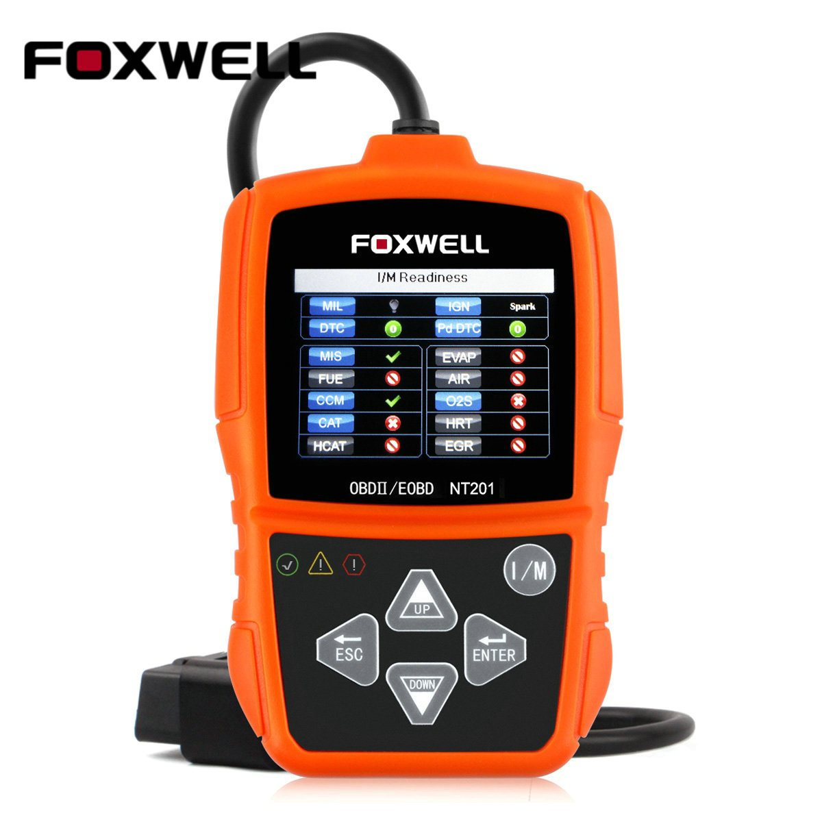 OM201 Check Engine Code Reader With Wireless Printing OM201 OBD2 ...