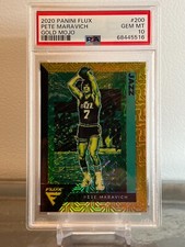 2020 Flux Pete Maravich Gold Mojo /10 PSA 10