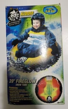 Uncle Bob's 39" FIREGLOW Snow Tube  Inflatable Winter Sled AW-4102
