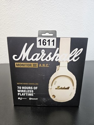 Marshall Monitor III Active Noise Cancelling Bluetooth Headphones, Cream 
