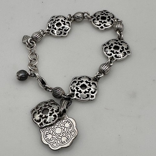 Brighton “Sprite” Silver-Plated Charm Bracelet – Adjustable 7 To 8 Inch Lobster - Picture 12 of 13