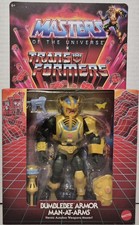 MOTU Masters of the Universe x Transformers  Bumblebee Armor Man-At-Arms  Figure