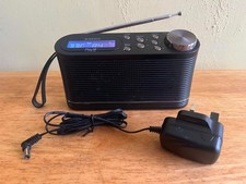 Roberts Play 10 DAB Portable Digital Radio in Black with FM Tuner & Power Supply