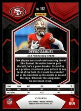 2024 Panini Mosaic  Prizm Deebo Samuel San Francisco 49ers #34