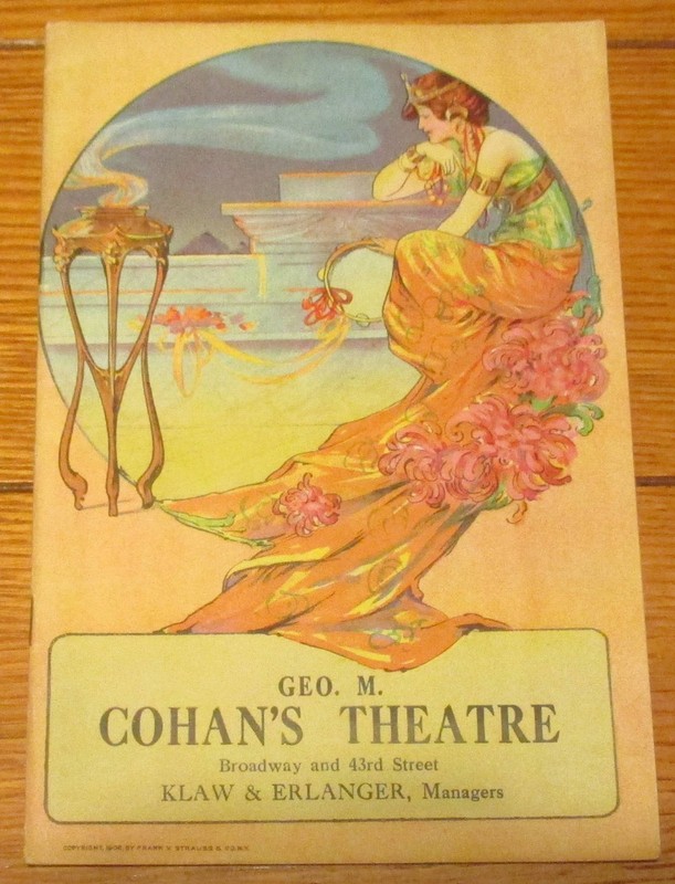 1916 Broadway Playbill "Come Out of the Kitchen" Geo. M. Cohan Theatre + Bonus